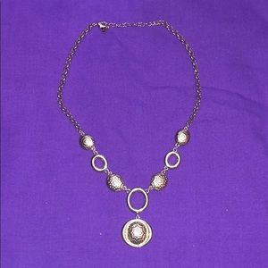 Gold-colored Y-shaped necklace | OS